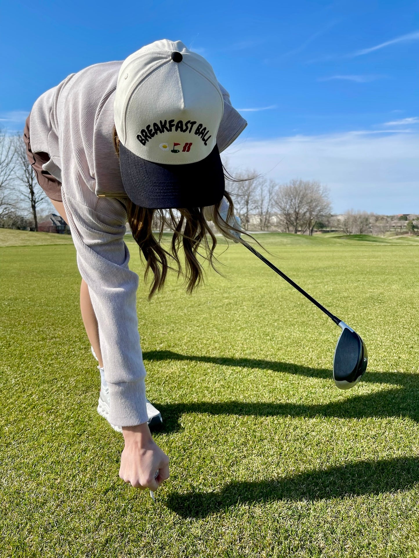 Breakfast Ball | Black + Natural Cotton Trucker