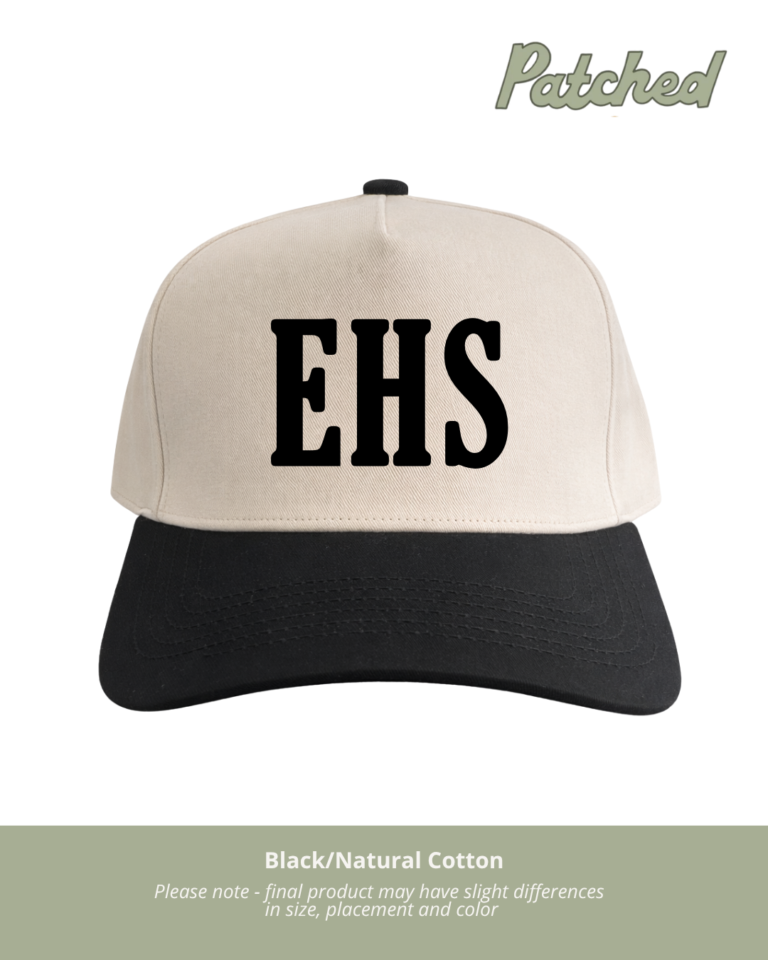 EHS (black) | Black/Natural Cotton