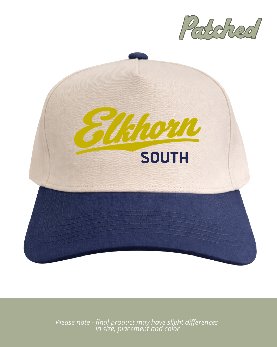 Elkhorn South | Navy/Natural Cotton