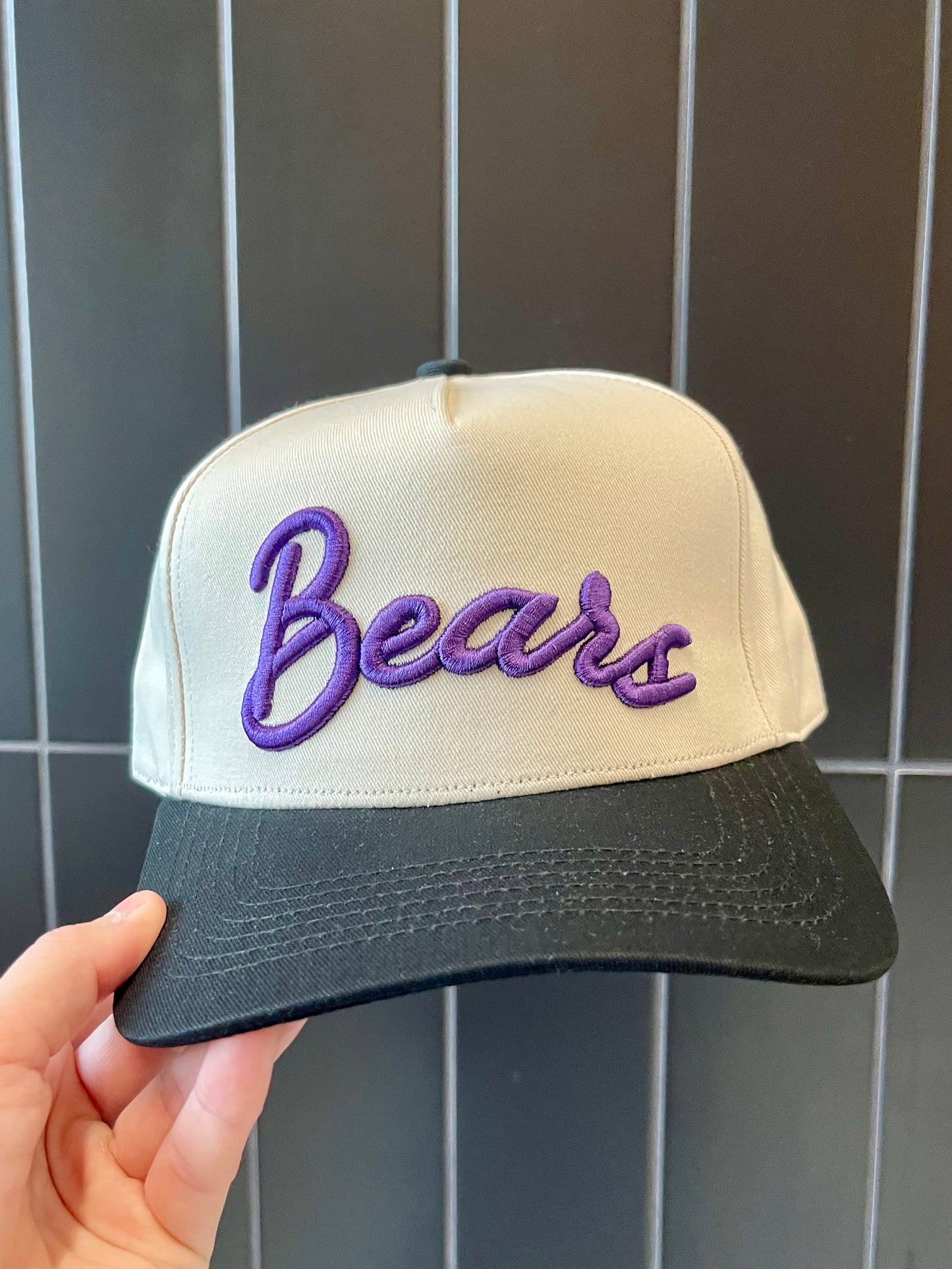 Bears Hat | Black + Natural