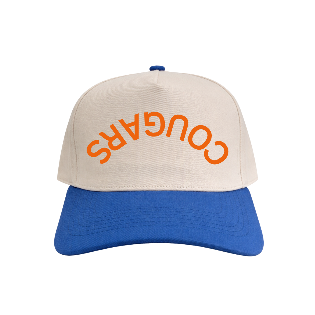 PRE-ORDER | COUGARS upside down | Blue/Natural Cotton