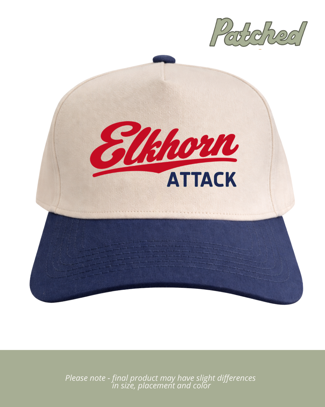 Elkhorn Attack | Navy/Natural Cotton