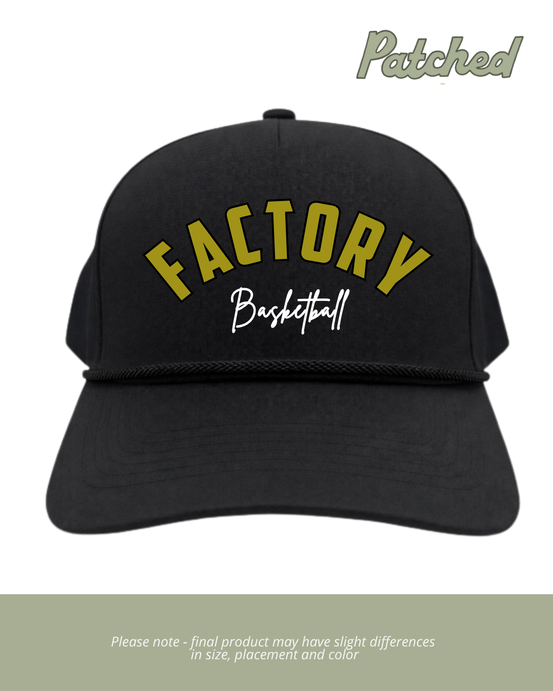Curved Factory Basketball | Black Performance