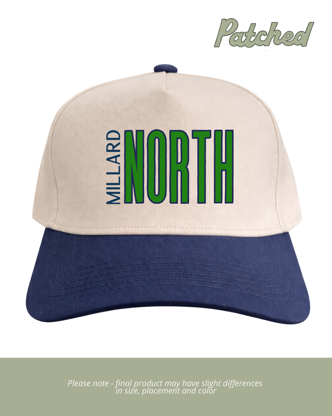 Split Millard North | Navy/Natural Cotton