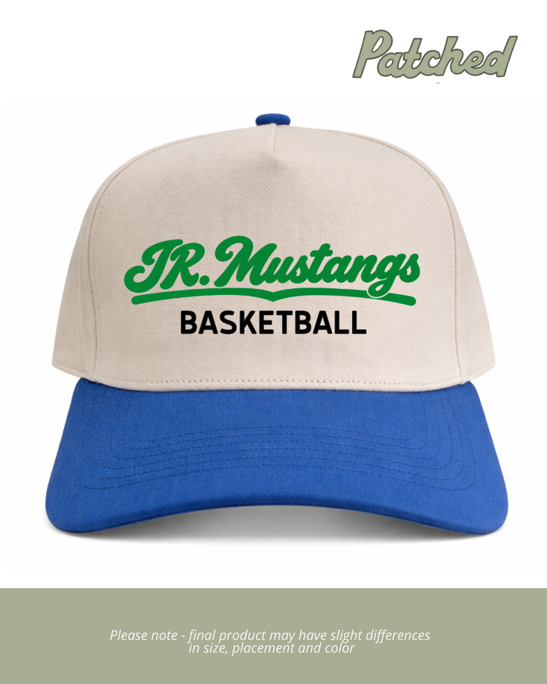JR. Mustangs | Blue/Natural Cotton