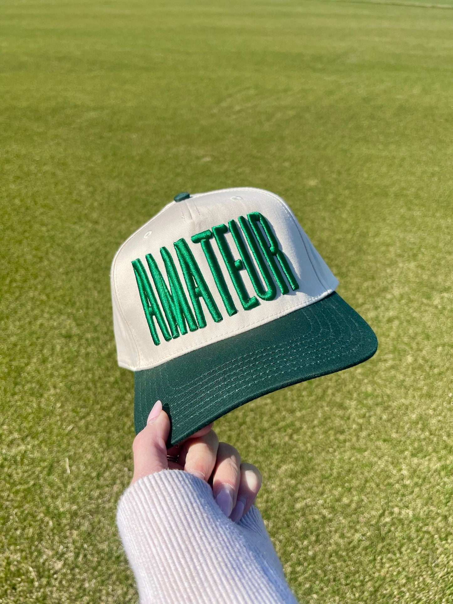 Amateur | Green + Natural Cotton Trucker