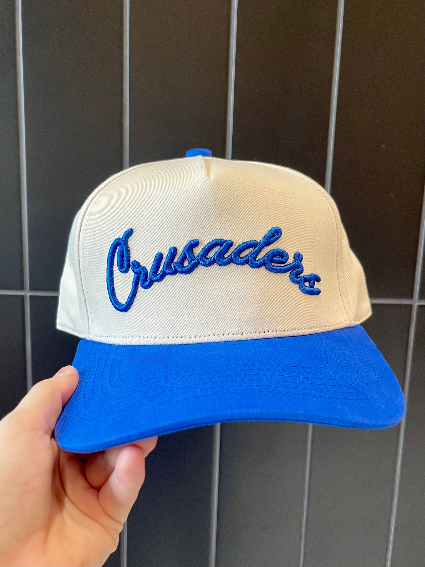 Crusaders Hat | Royal + Natural