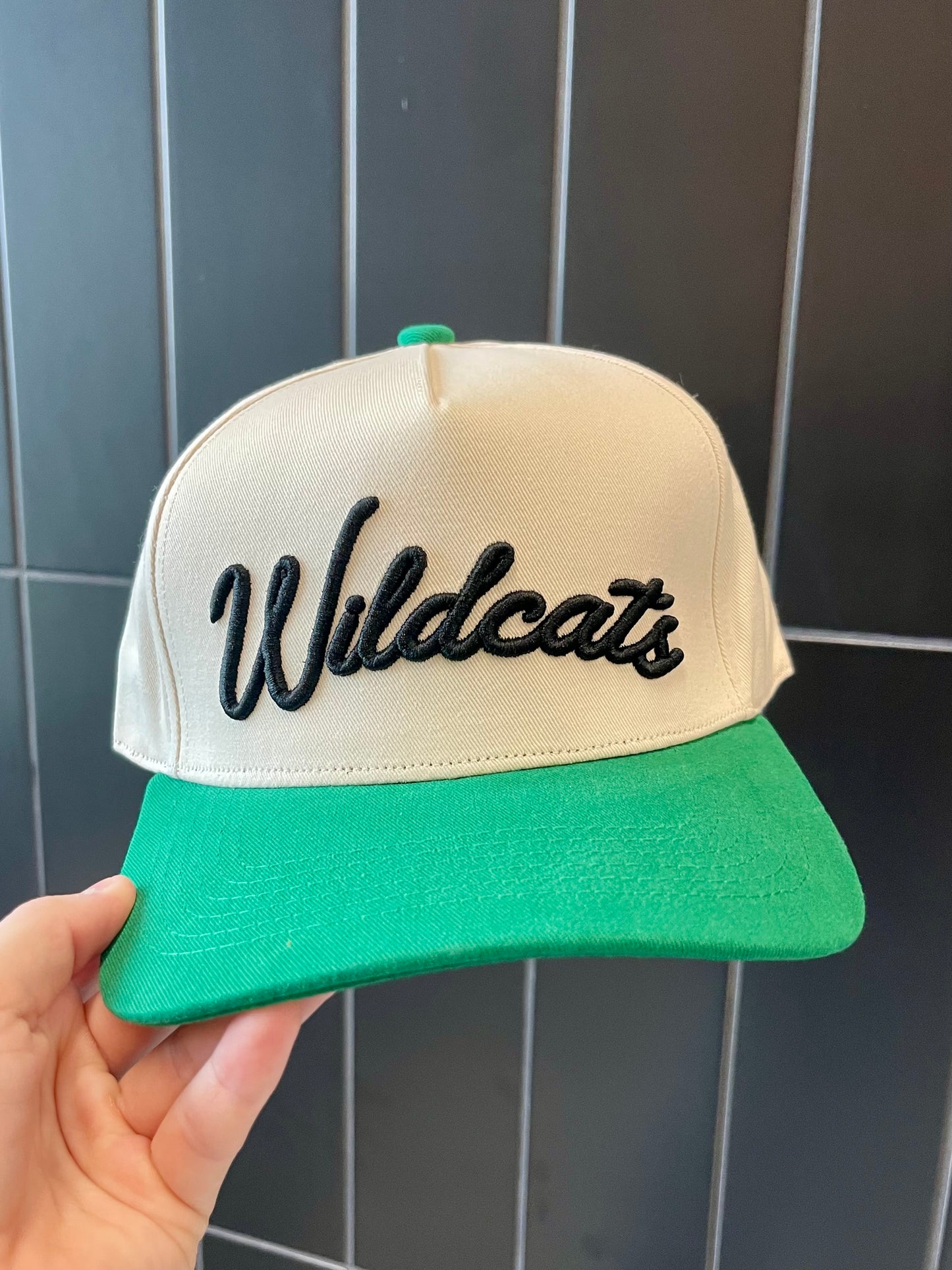 Wildcats Hat | Green + Natural