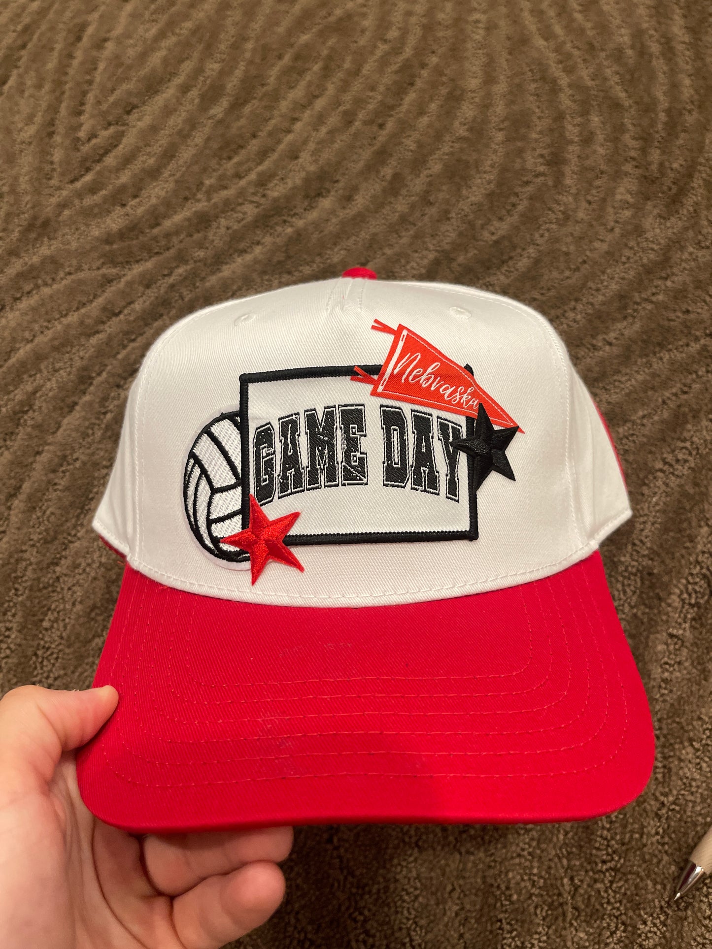 GAME DAY Volleyball Wht/Red Kframe