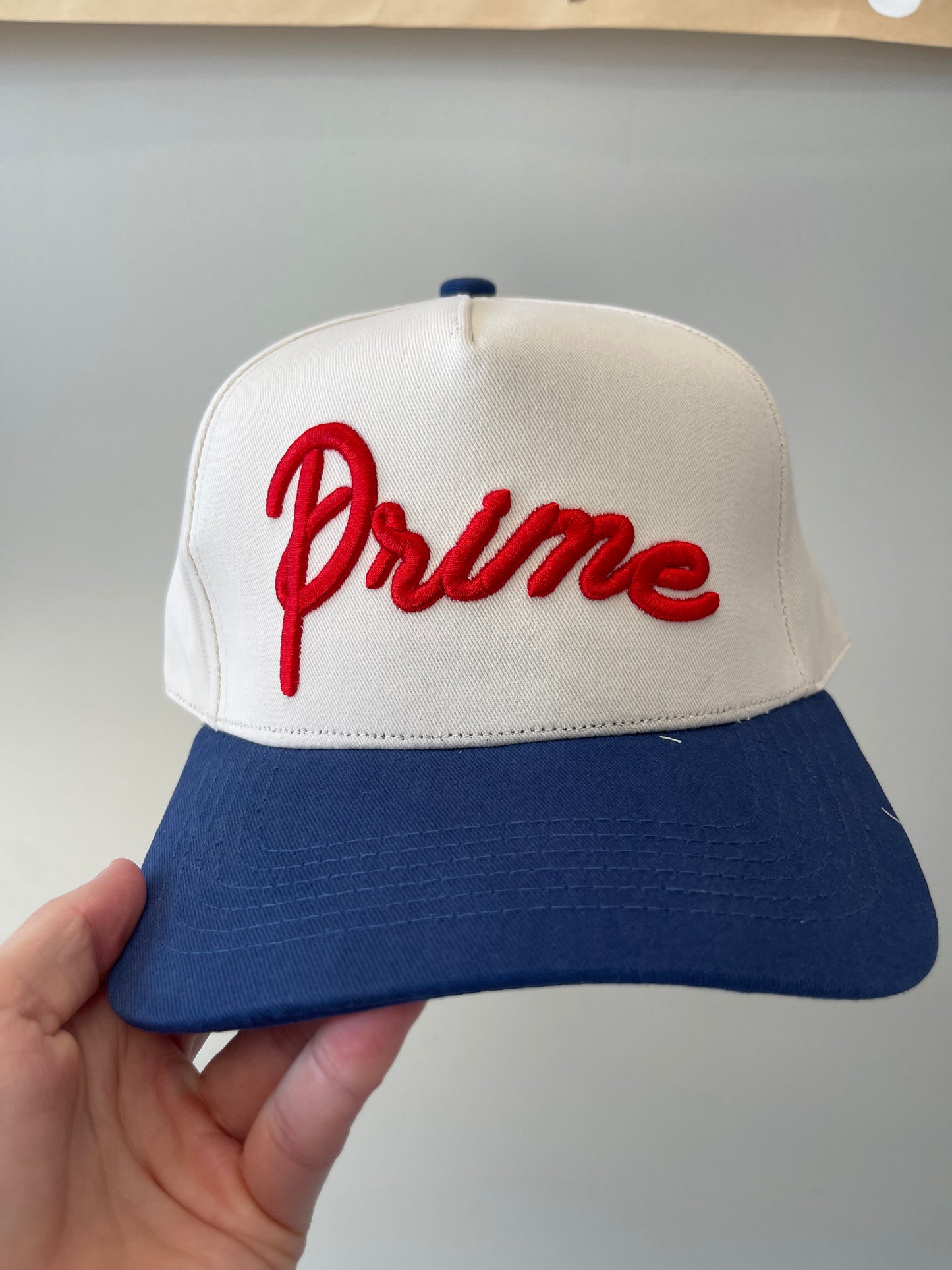 Red/Blue Prime Baseball Trucker