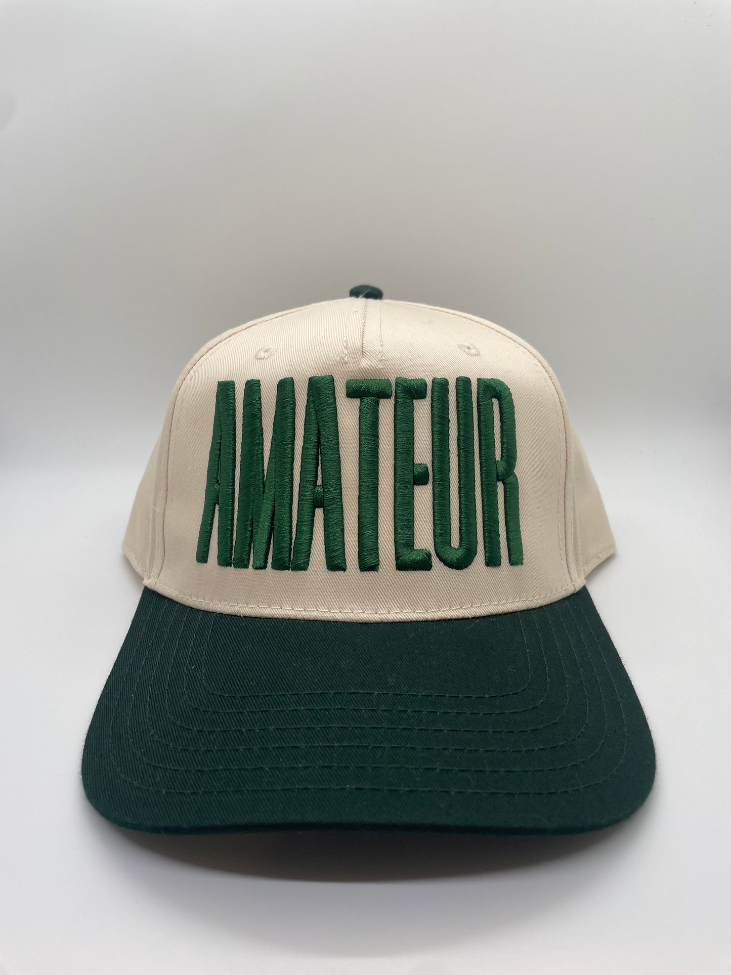 Green AMATEUR Cotton Hat