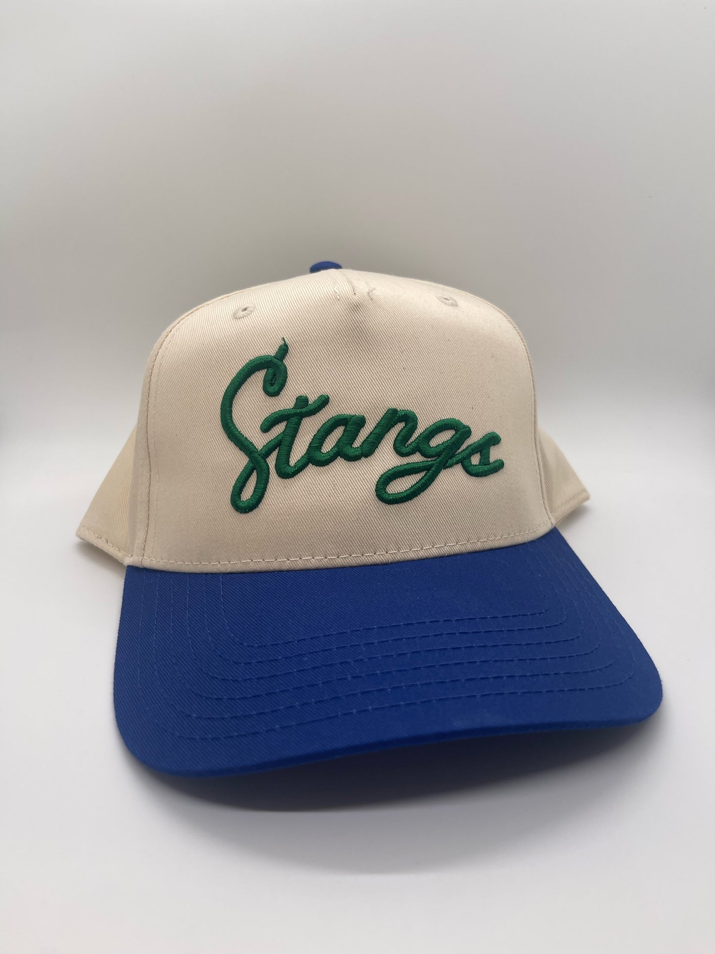 MADE TO ORDER: Stangs Hat | Blue + Natural Cotton