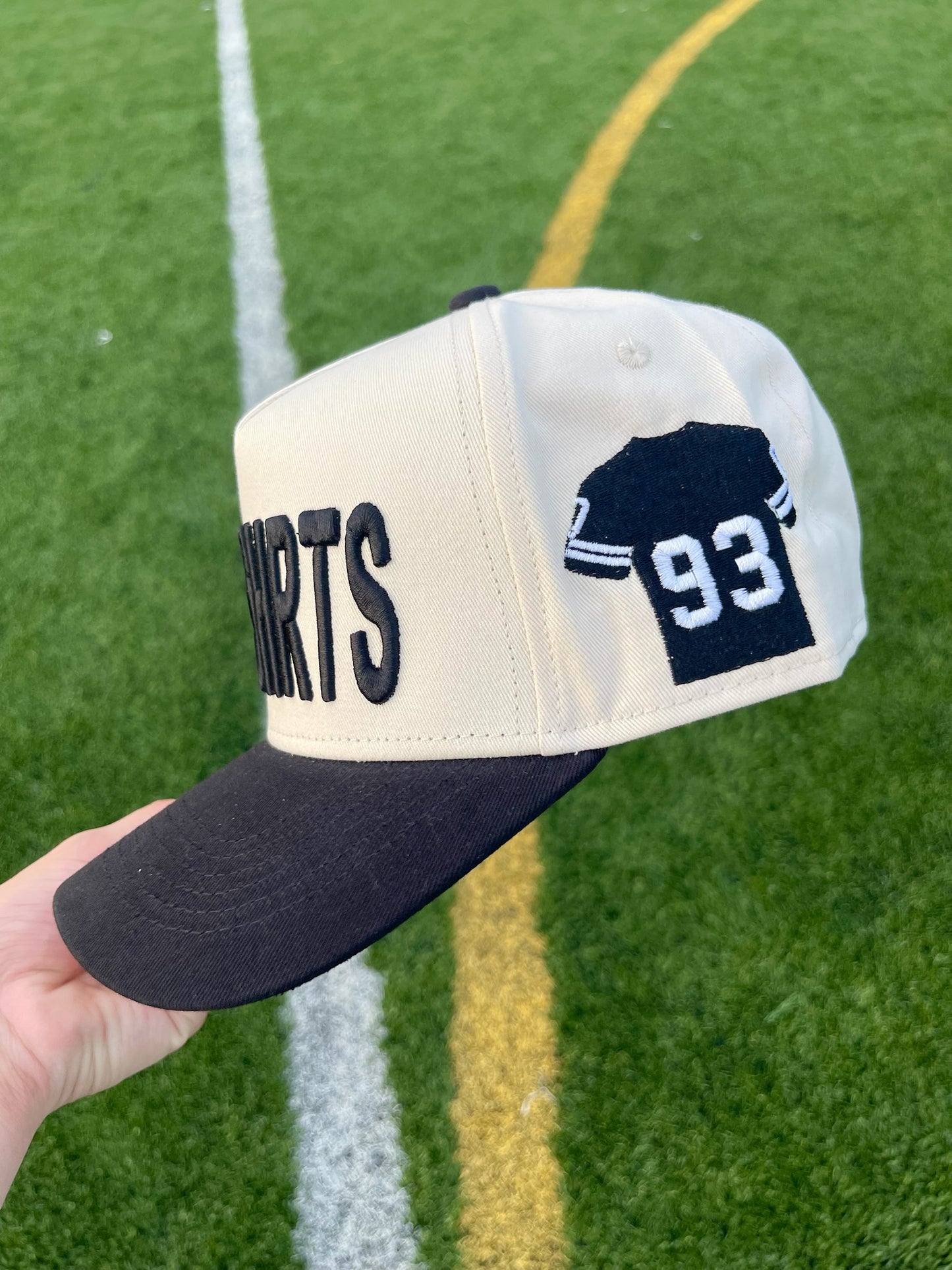 Blkshrts Puff Hat | Black + Natural