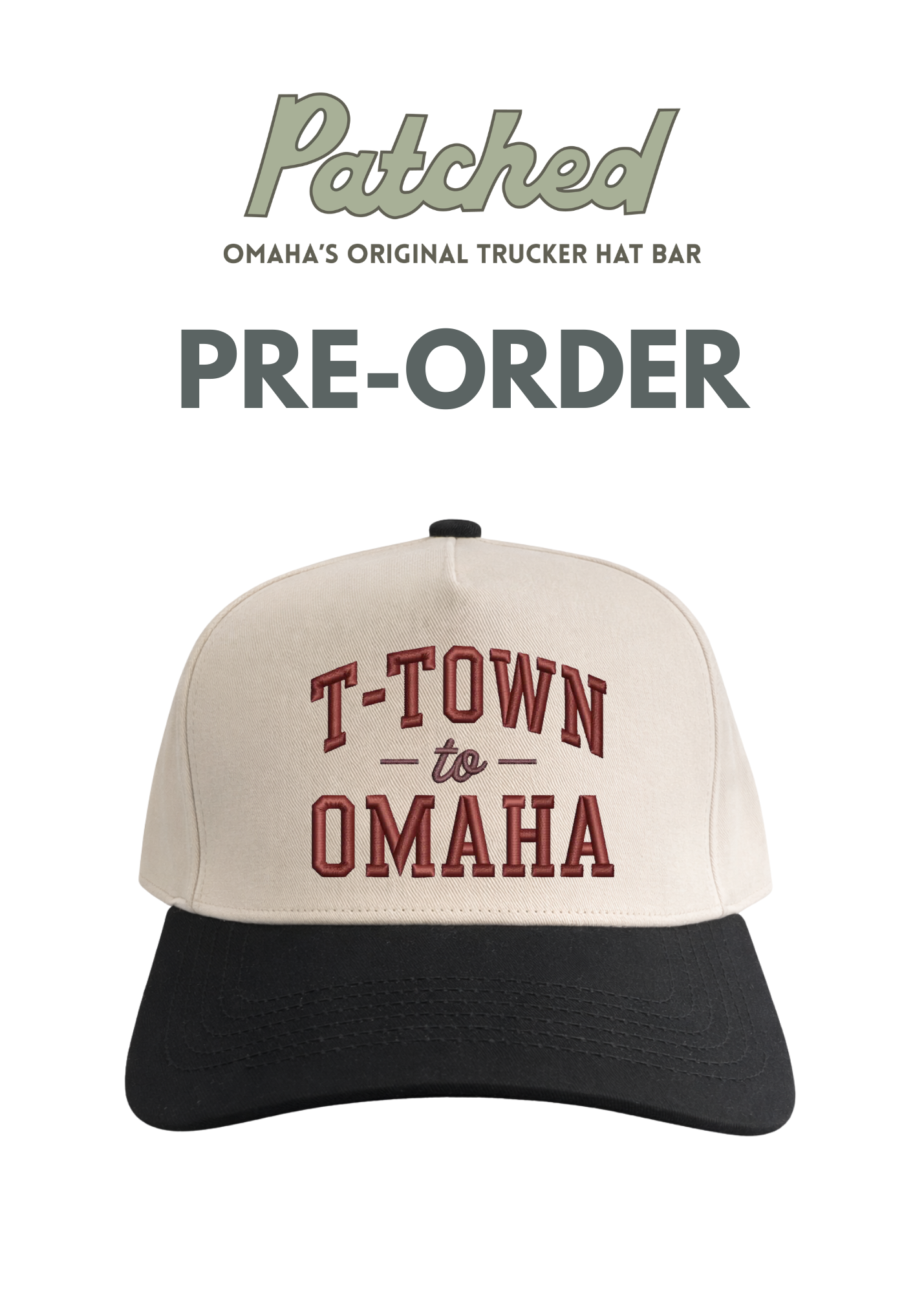 PRE ORDER | T-Town to OMAHA