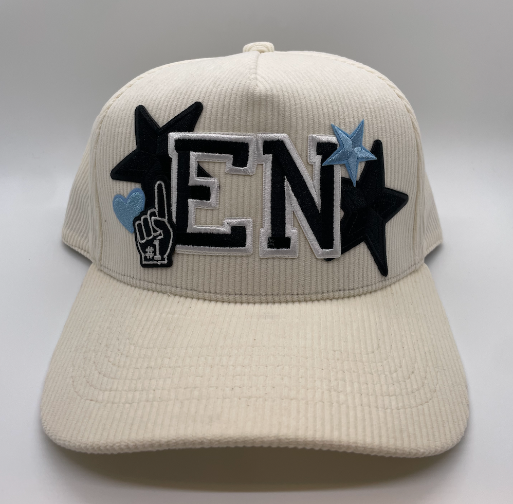 MADE TO ORDER: EN Patched Hat | Natural Corduroy