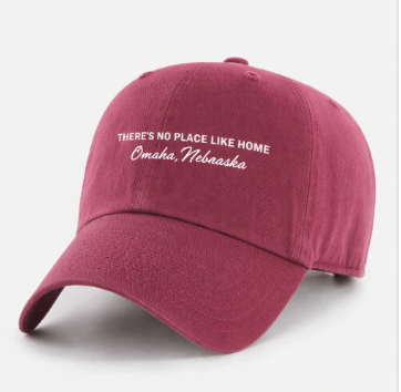 RED There's No Place Like Home DAD HAT