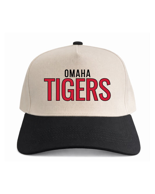 Omaha Tigers | Black/Natural Cotton
