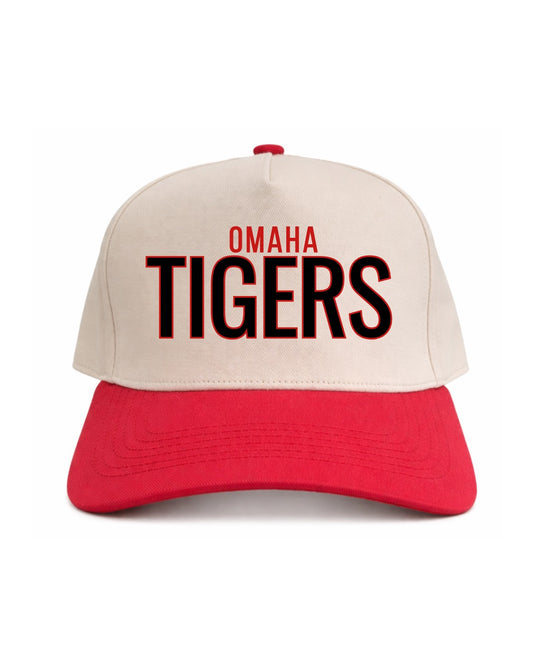 Omaha Tigers | Red/Natural Cotton