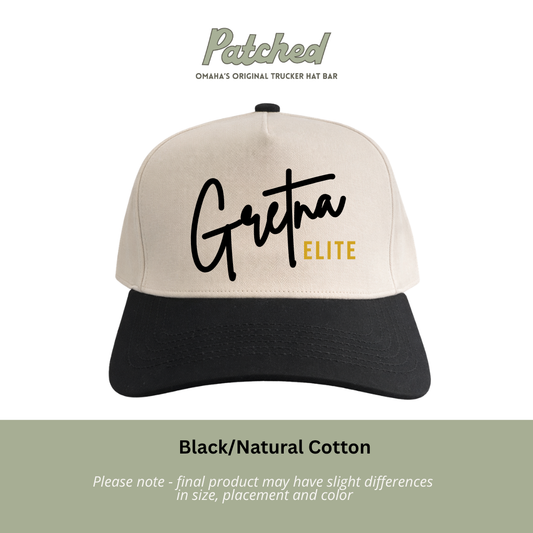 MADE TO ORDER | Black/Natural Cotton Gretna Elite