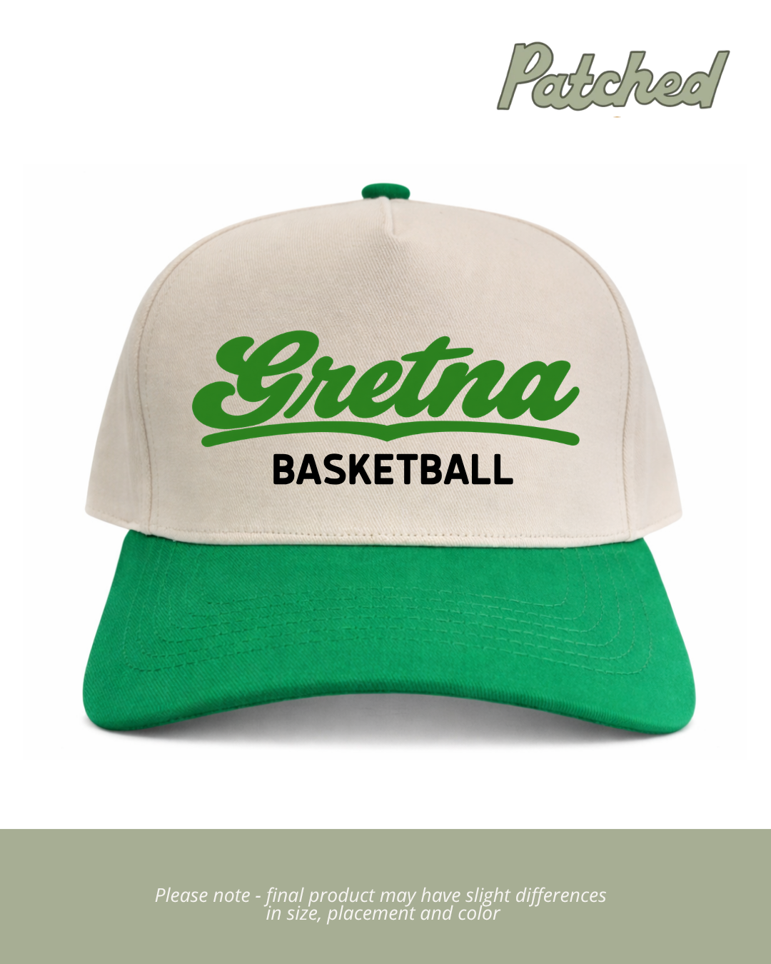 Gretna Basketball | Green/Natural Cotton