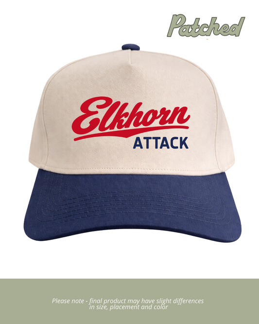 Elkhorn Attack | Navy/Natural Cotton