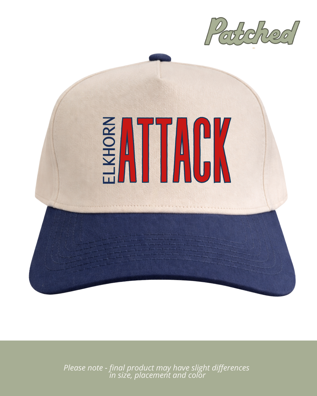 Split Elkhorn Attack | Navy/Natural Cotton