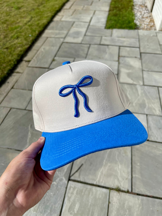 Blue Bow Trucker