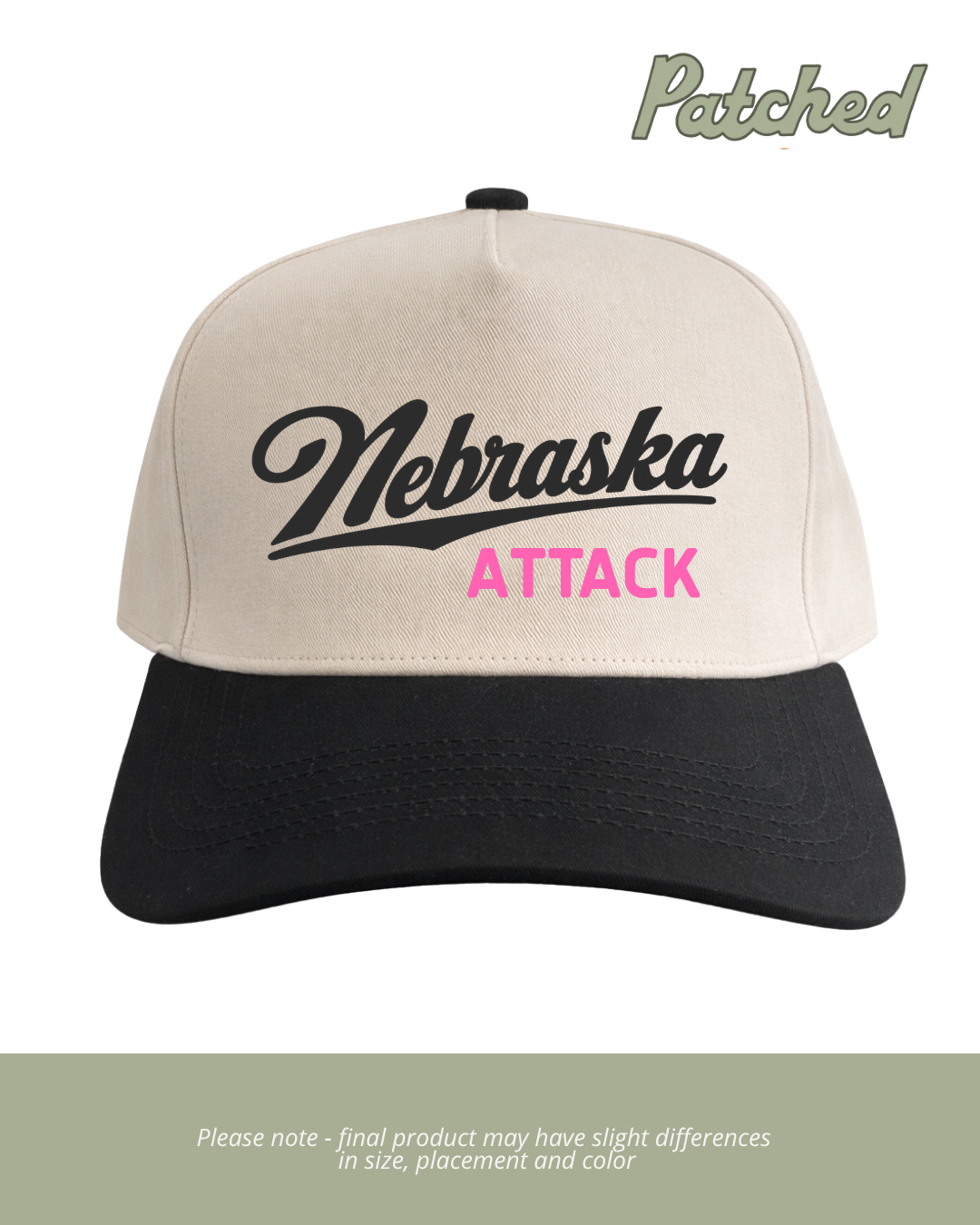 Nebraska Attack | Black/Natural Cotton