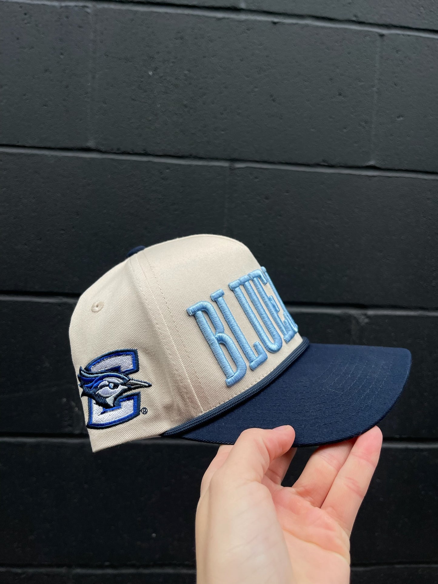 BLUEJAYS | Navy/Natural Cotton