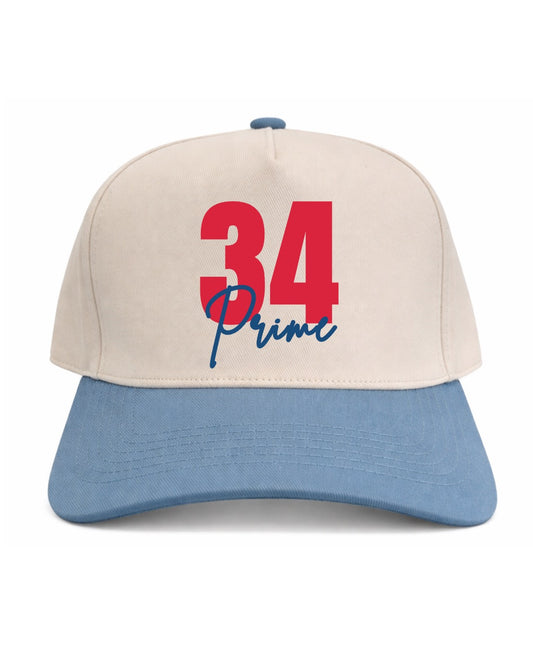 Players Number with Script Prime | Denim/Natural Cotton