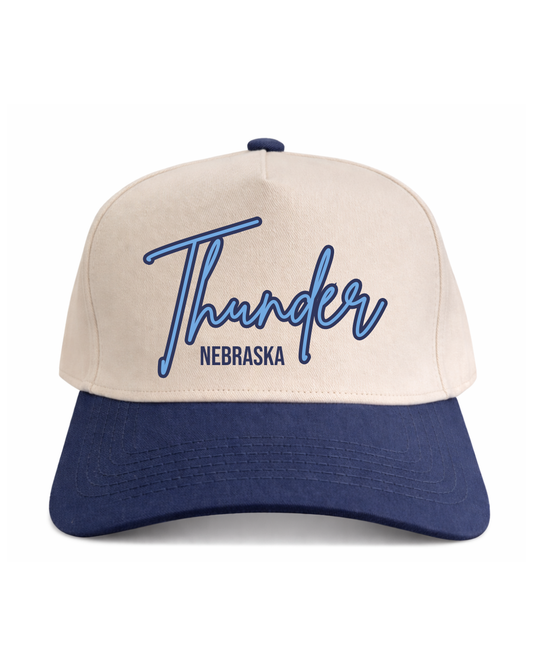 Thunder | Navy/Natural Cotton
