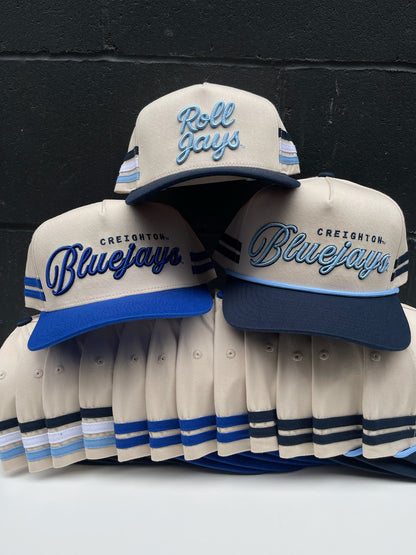 Navy/Light Blue Creighton Bluejays Cotton