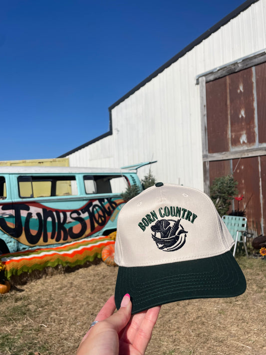BORN COUNTRY | Dark Green/Natural