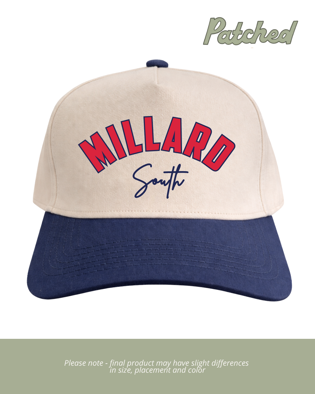 Curved Millard South | Navy/Natural Cotton