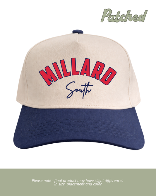 Curved Millard South | Navy/Natural Cotton