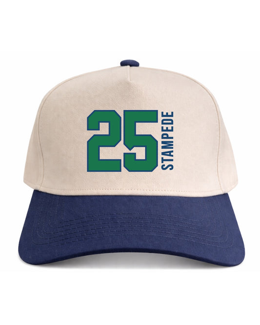 Players Number with Stampede | Navy/Natural Cotton
