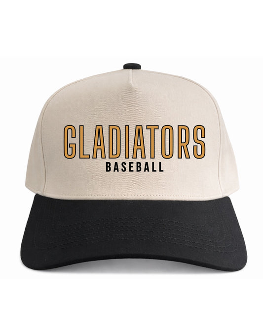 Gladiators Baseball | Black/Natural Cotton