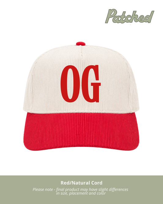 OG (red) | Red/Natural Corduroy
