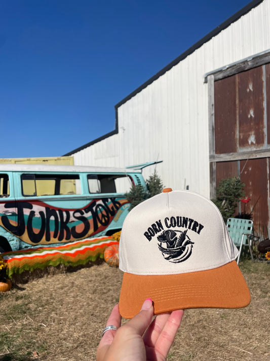 BORN COUNTRY | Dark Orange/Natural