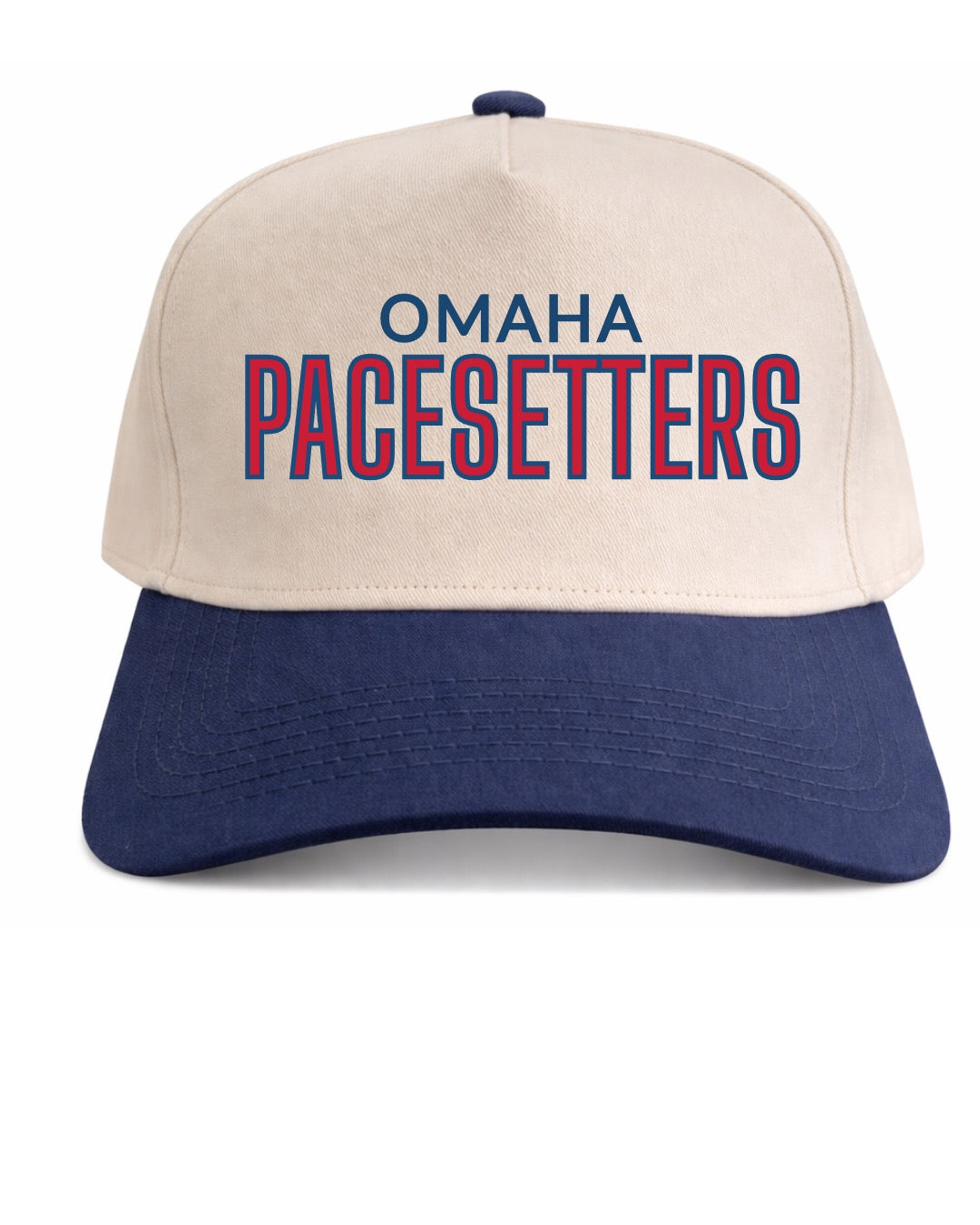 Omaha Pacesetters | Navy/Natural Cotton