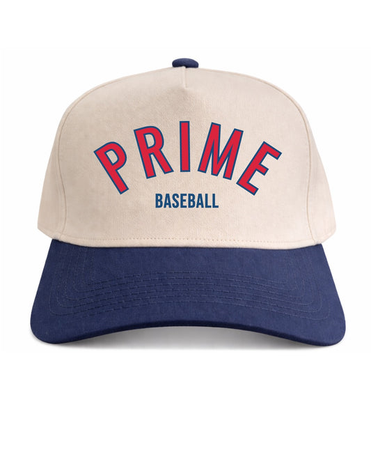 Prime Baseball | Navy/Natural Cotton