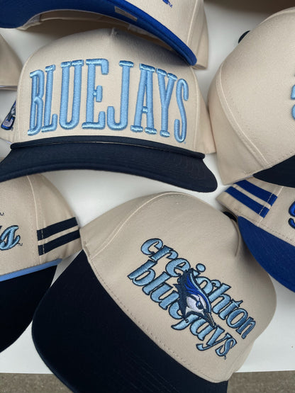 BLUEJAYS | Navy/Natural Cotton