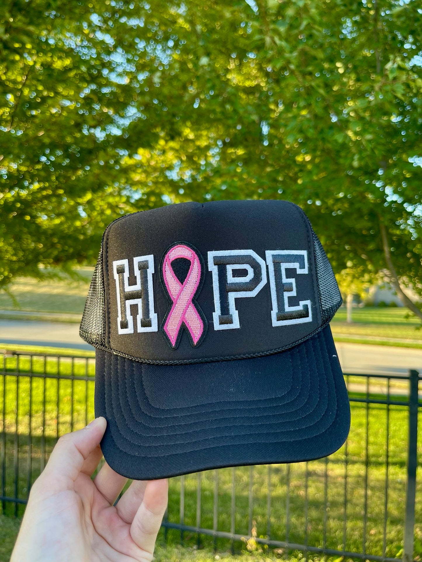 Hope Ribbon Trucker Hat