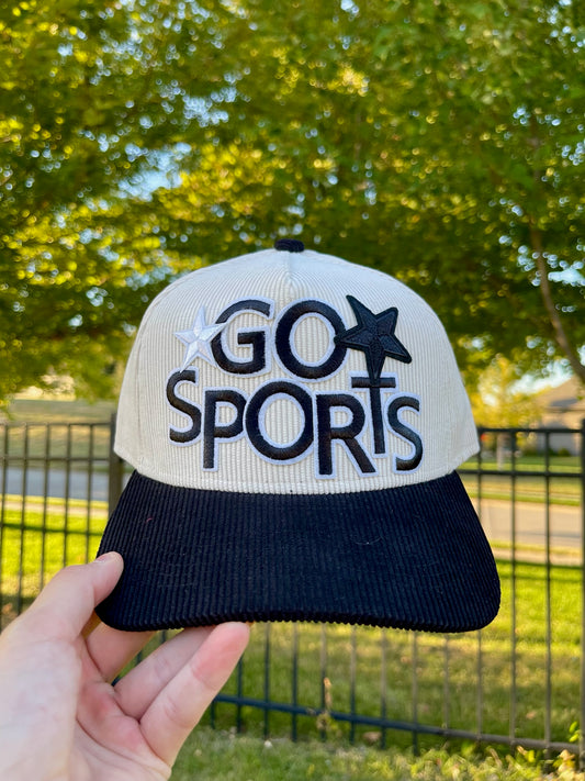 Go Sports Corduroy Trucker Hat