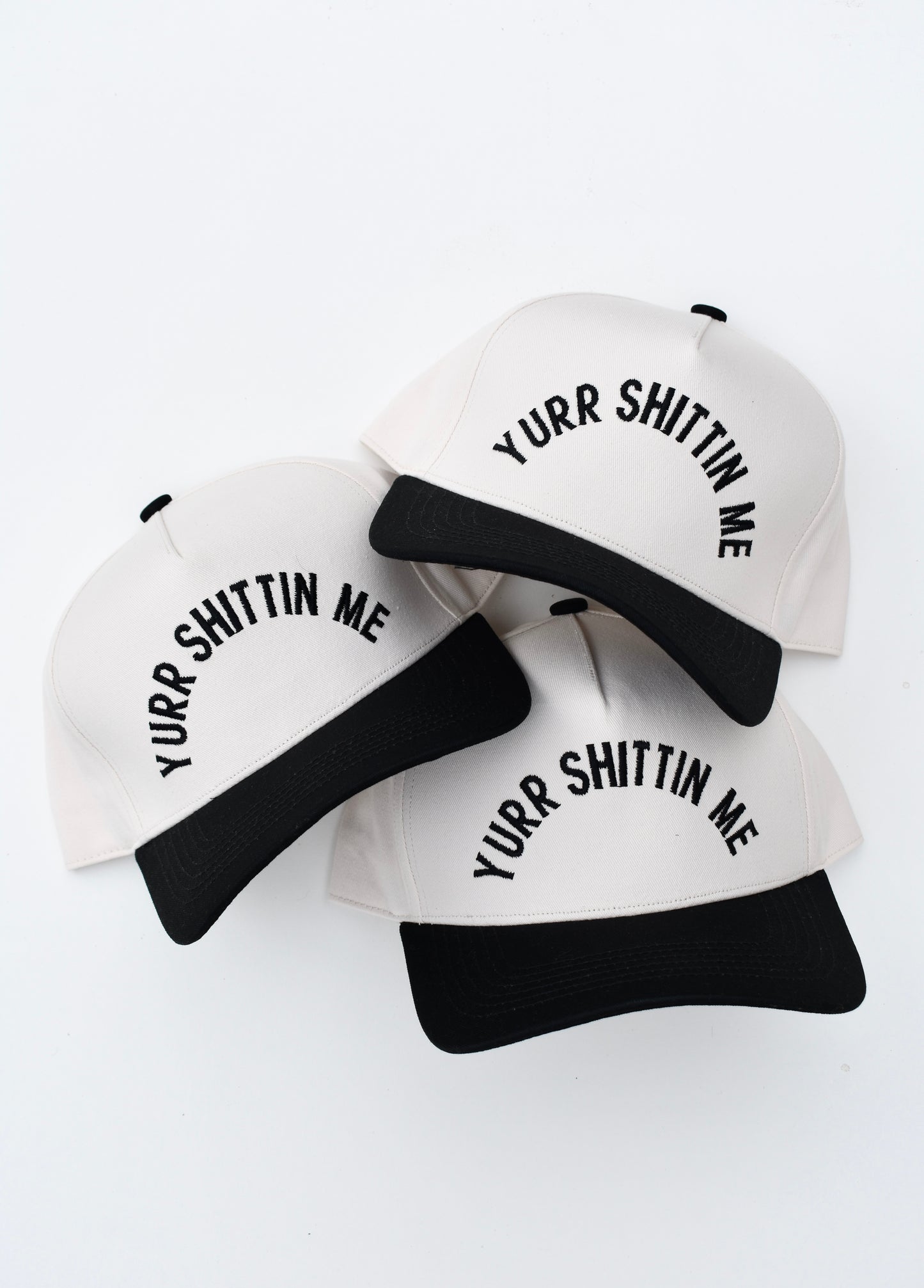 YURR SHITTIN ME | Black/Natural Cotton