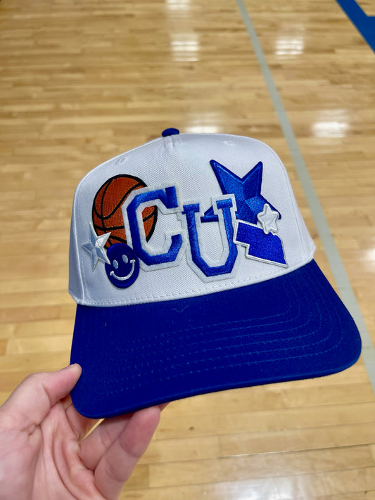 CU | Blue + White Trucker