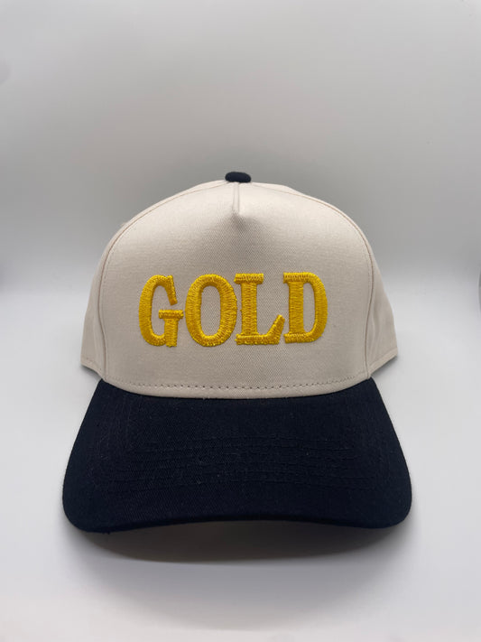 Black "GOLD" Cotton Hat