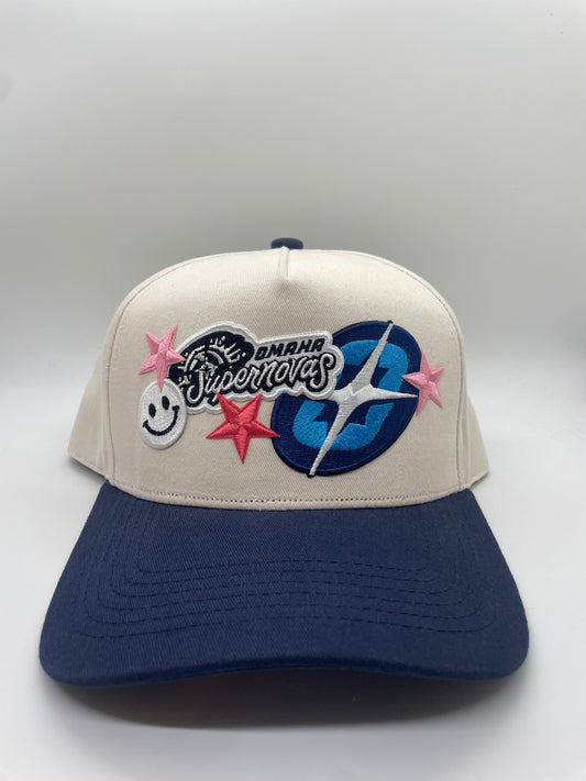 Navy Blue Supernovas Cotton Hat