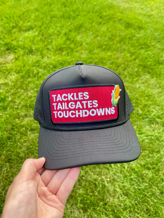 Tackles Tailgates Touchdowns | Patched Performance Hat