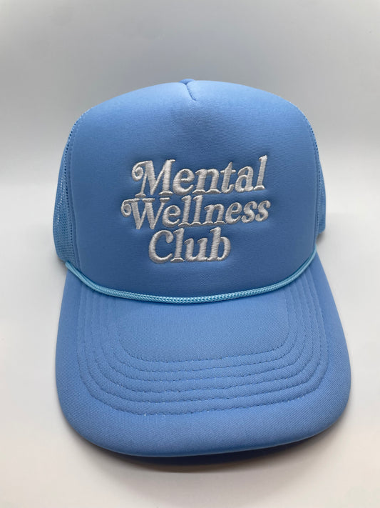 Blue The Mental Wellness Club Foam Hat